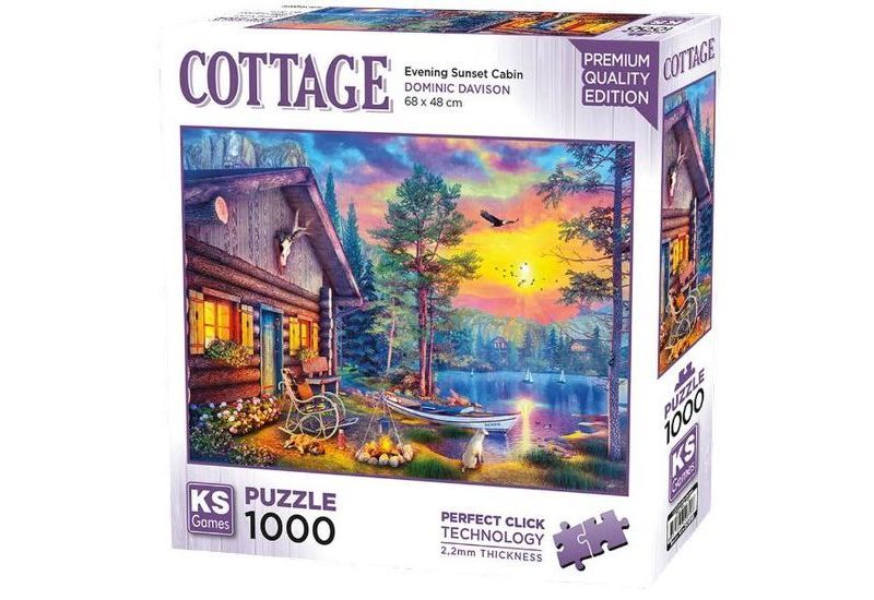 Evening Sunset Cabin